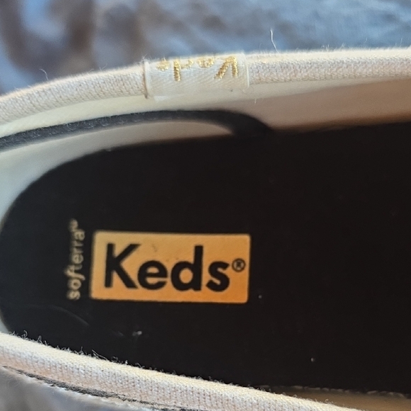 Keds Black and Cream Animal Print Loafers - Picture 2 of 6